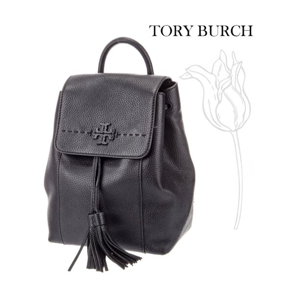 Tory Burch Handbags - Tory Burch Thea Leather Pebbled Backpack NWOT